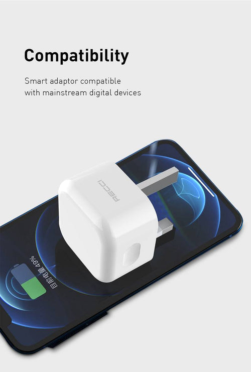 Recci RCT-P05U 20W USB-C Fast Charger