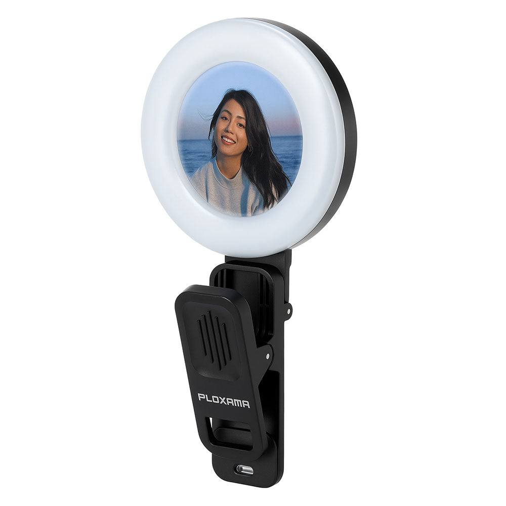 PLOKAMA U20 Portable LED Fill Light with Convex Mirro