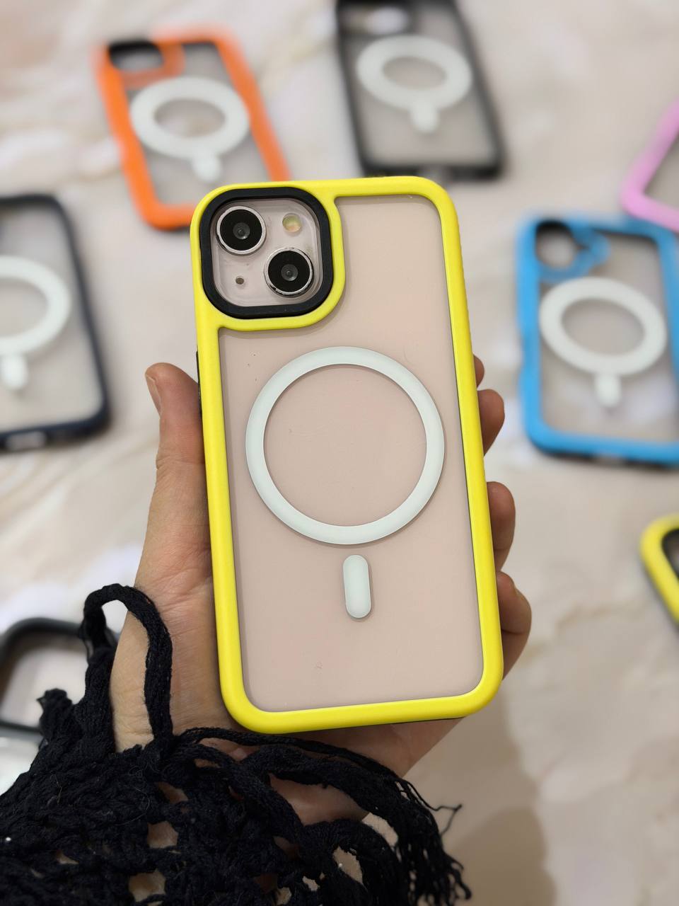 Magnetic Phone Case with MagSafe Support