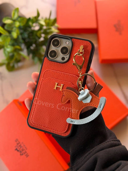 Luxury Leather iPhone Case with Card Holder