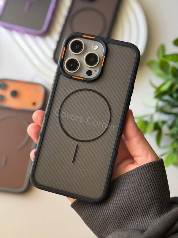 MagSafe Sillicon - Iphone 16 pro max - Black