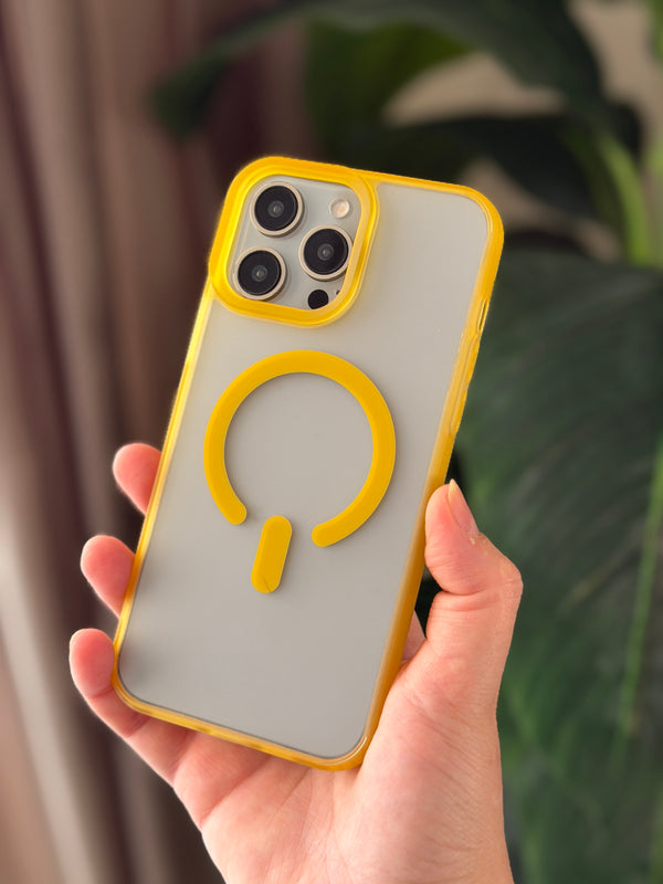 Frosted Matte MagSafe Case - IPhone 11 - Yellow