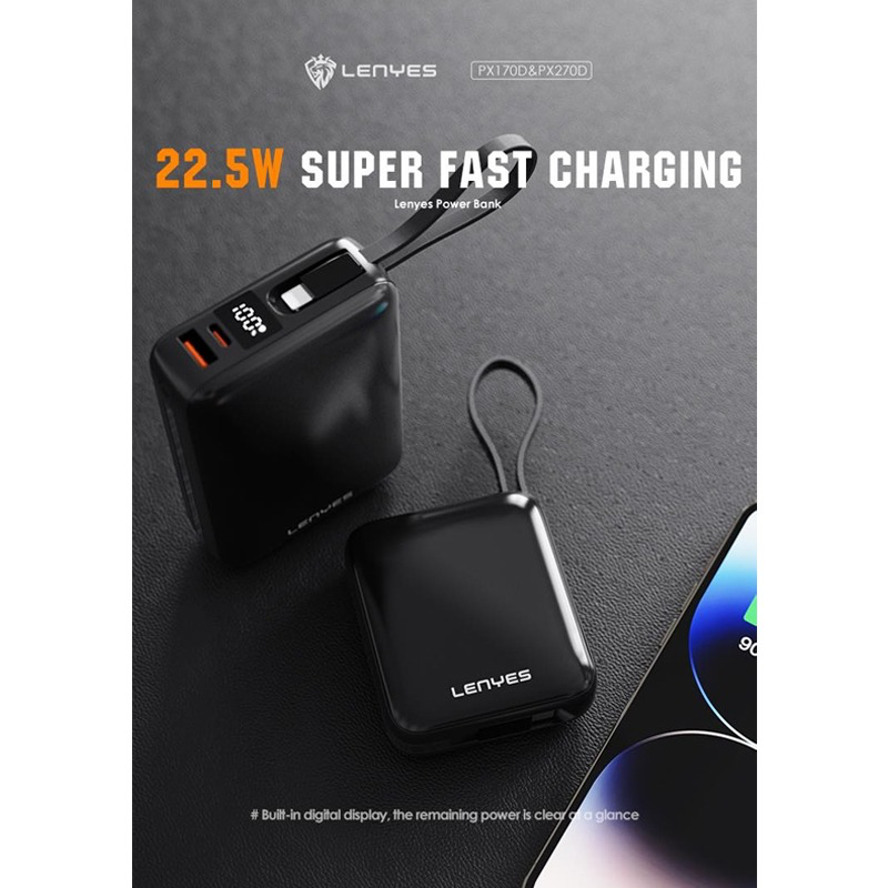 Mini PowerBank Lenyes PX170D