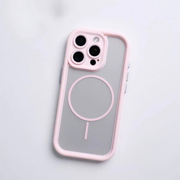 Clear MagSafe Phone Cases with Camera Protection - IPhone 17 pro max - Pink