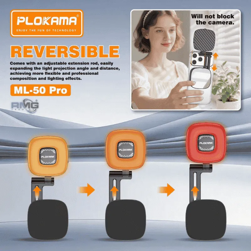 Plokama ML-50 Pro RGB Magnetic Fill Light