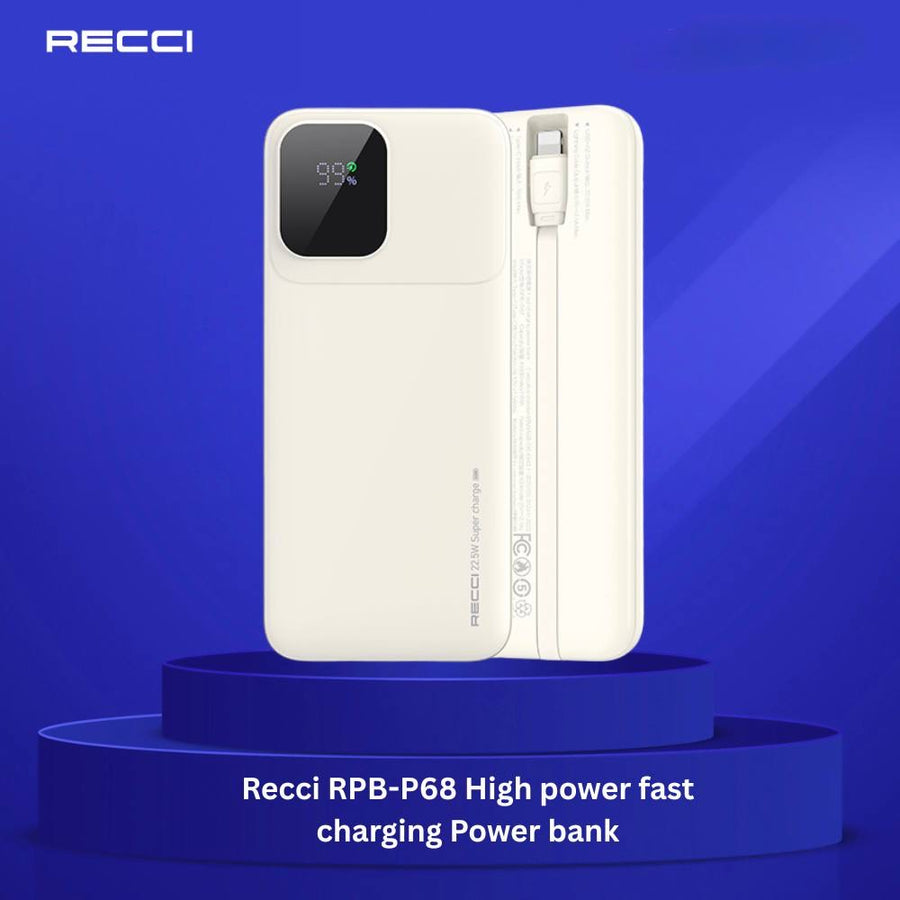 Recci 22.5W PD 20W Fast Charging Power Bank RPB-P68