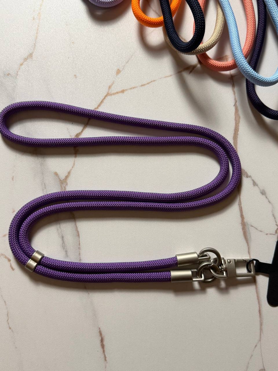Crossbody Lanyard Phone Strap / Adjustable Phone Neck Strap with Metal Clasp