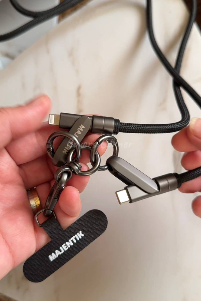 Majentik Portable Charging Rope (Lanyard Charging Cable)