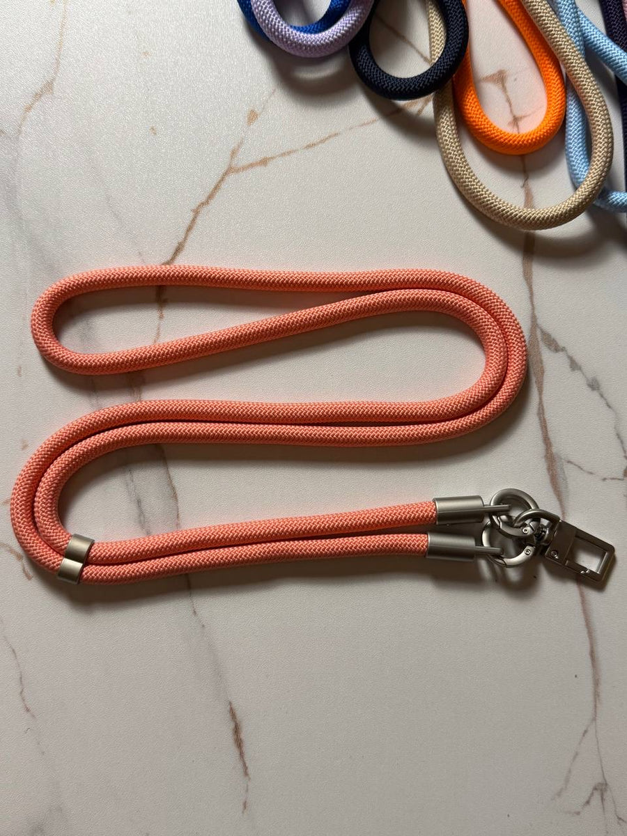 Crossbody Lanyard Phone Strap / Adjustable Phone Neck Strap with Metal Clasp