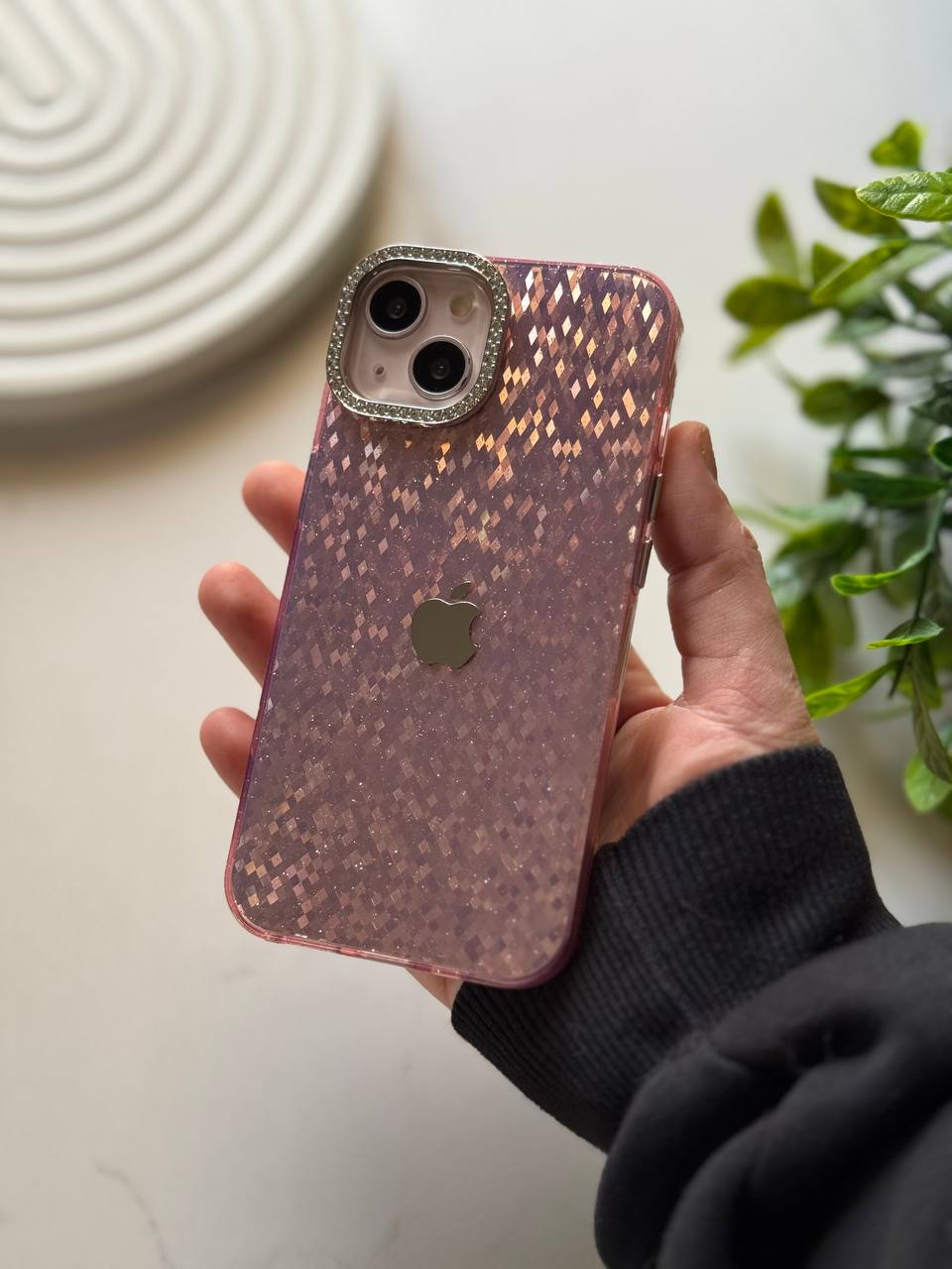 DIAMOND MOSAIC GLITTER CASE