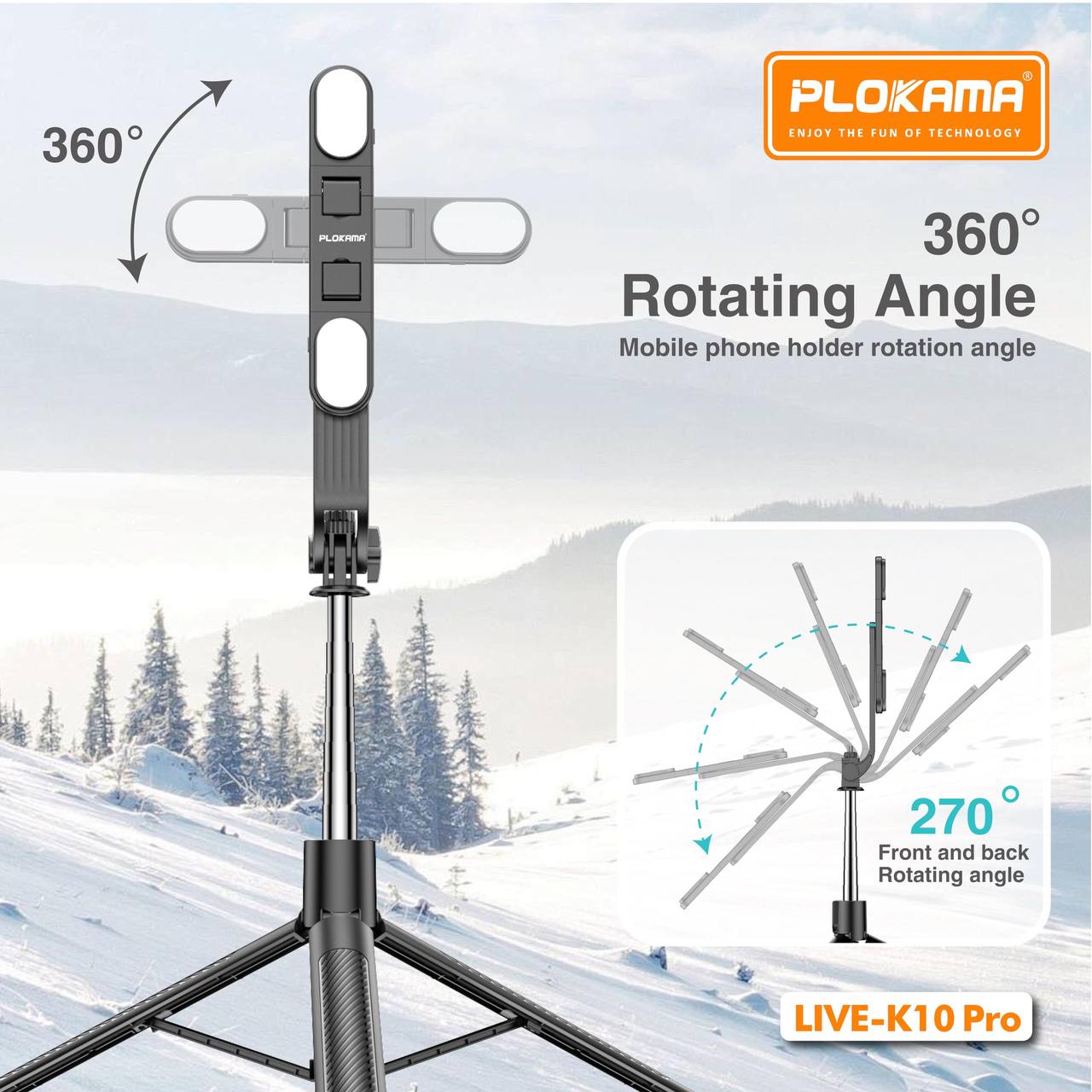 PLOKAMA LIVE-K10 Pro Live Broadcast Stand