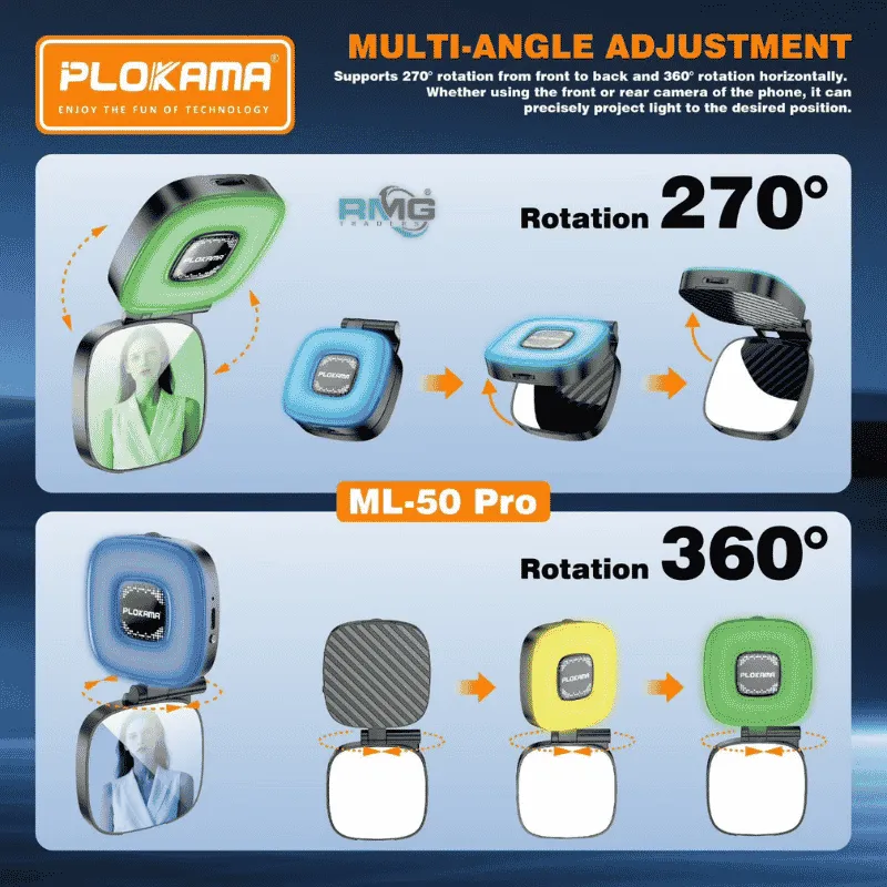 Plokama ML-50 Pro RGB Magnetic Fill Light