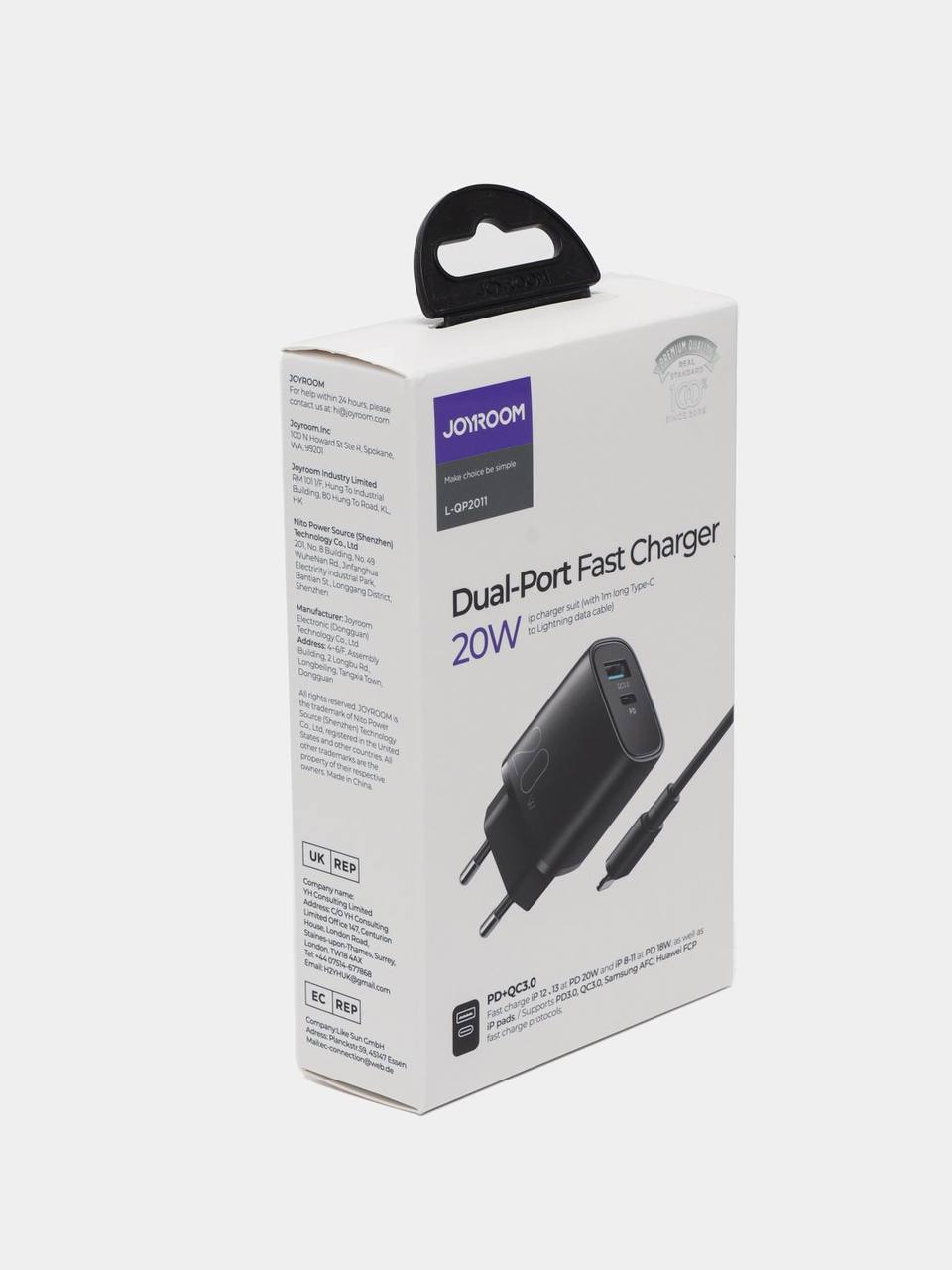 JOYROOM 20W Dual-Port Beast – Power Up TWO Devices at Once!