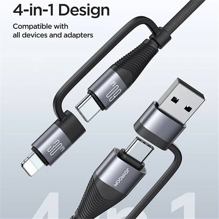Joyroom SA37-2T2 Multi-Function Series 60W 4-in-1 Fast Charging Data Cable