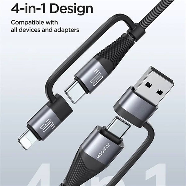 Joyroom SA37-2T2 Multi-Function Series 60W 4-in-1 Fast Charging Data Cable