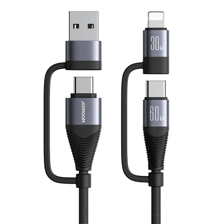 Joyroom SA37-2T2 Multi-Function Series 60W 4-in-1 Fast Charging Data Cable