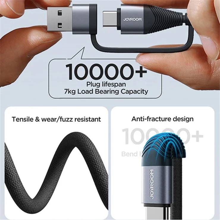 Joyroom SA37-2T2 Multi-Function Series 60W 4-in-1 Fast Charging Data Cable