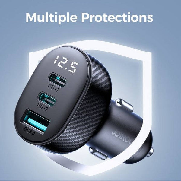 Joyroom JR-CCD04 30W Digital Display Car Charger