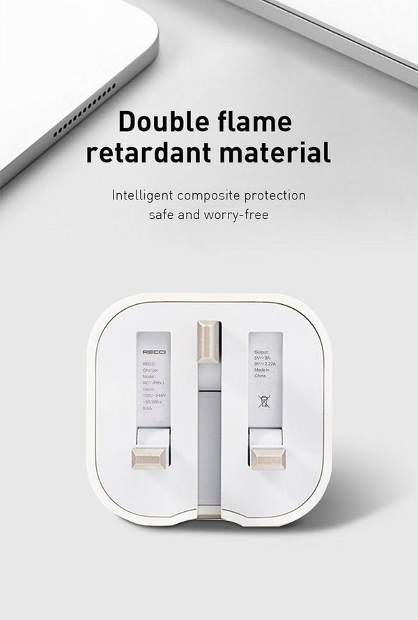 Recci RCT-P05U 20W USB-C Fast Charger