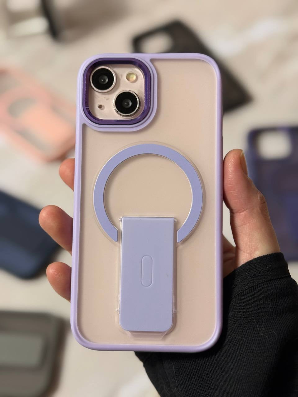 MagSafe Compatible iPhone Case with Built-in Kickstand