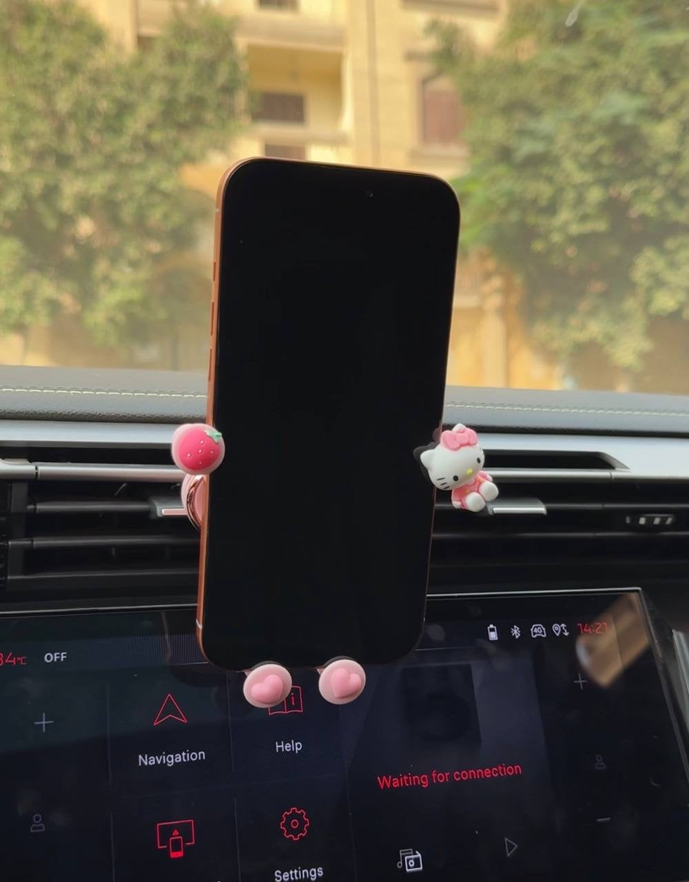 Cartoon Character Phone Holder for Car Air Vent