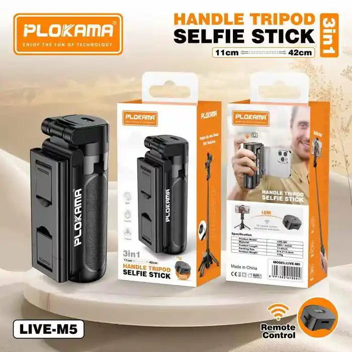 Plokama Selfie Stick Live-M5