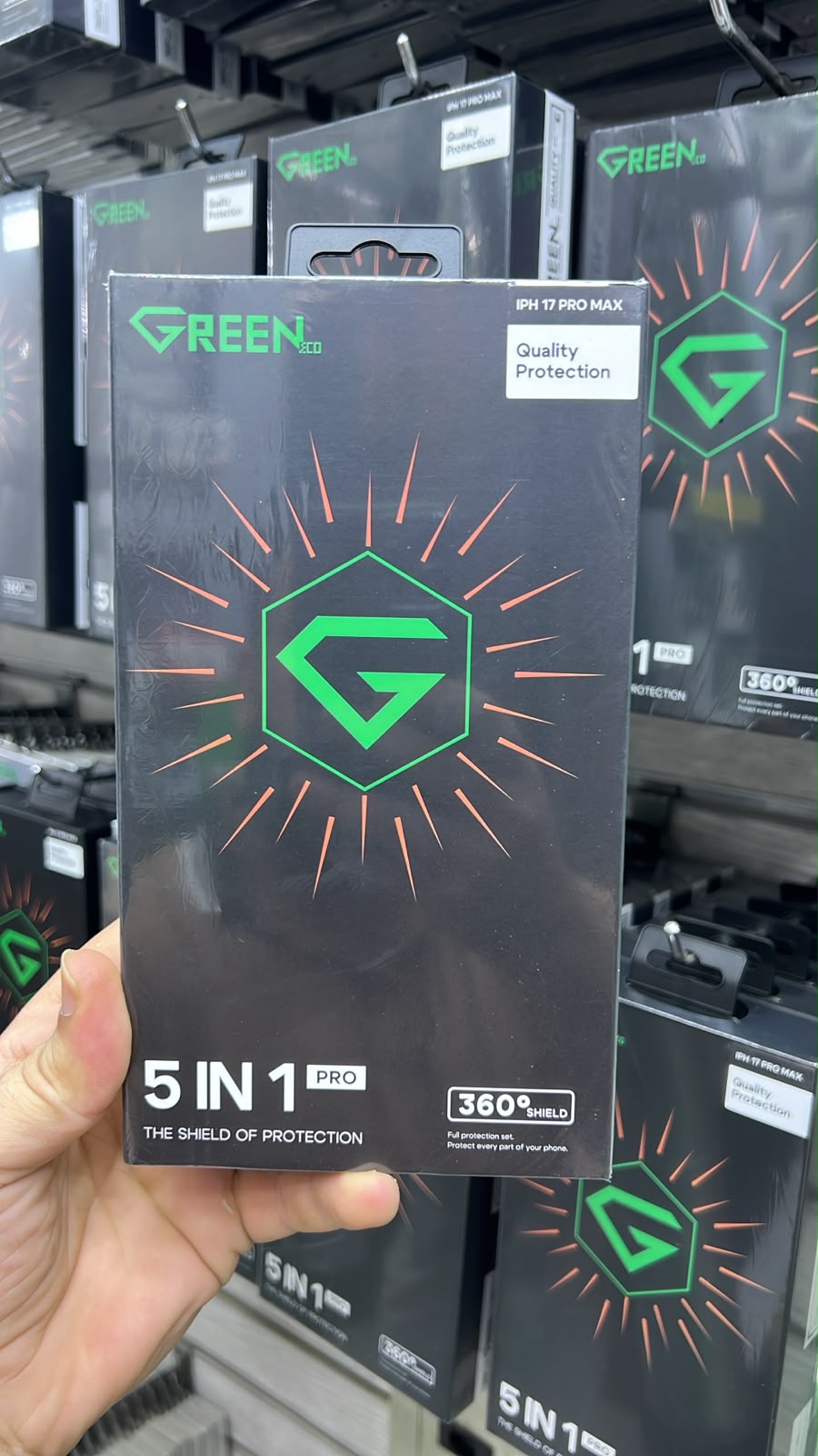 GREEN 5-in-1 Pro 360° Shield Protection Set