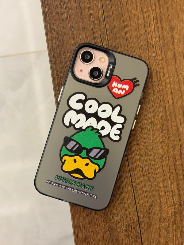 Ape Attitude Phone Case – Graffiti Street Art Cover - IPhone 14 - Gray Duck