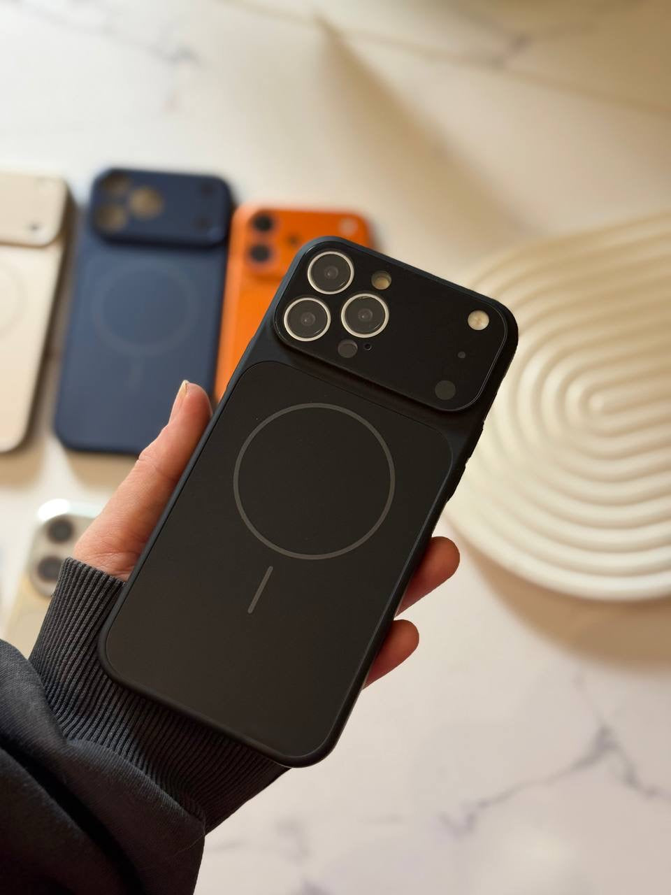 MagSafe Camera Protection Phone Case with Lens Cover