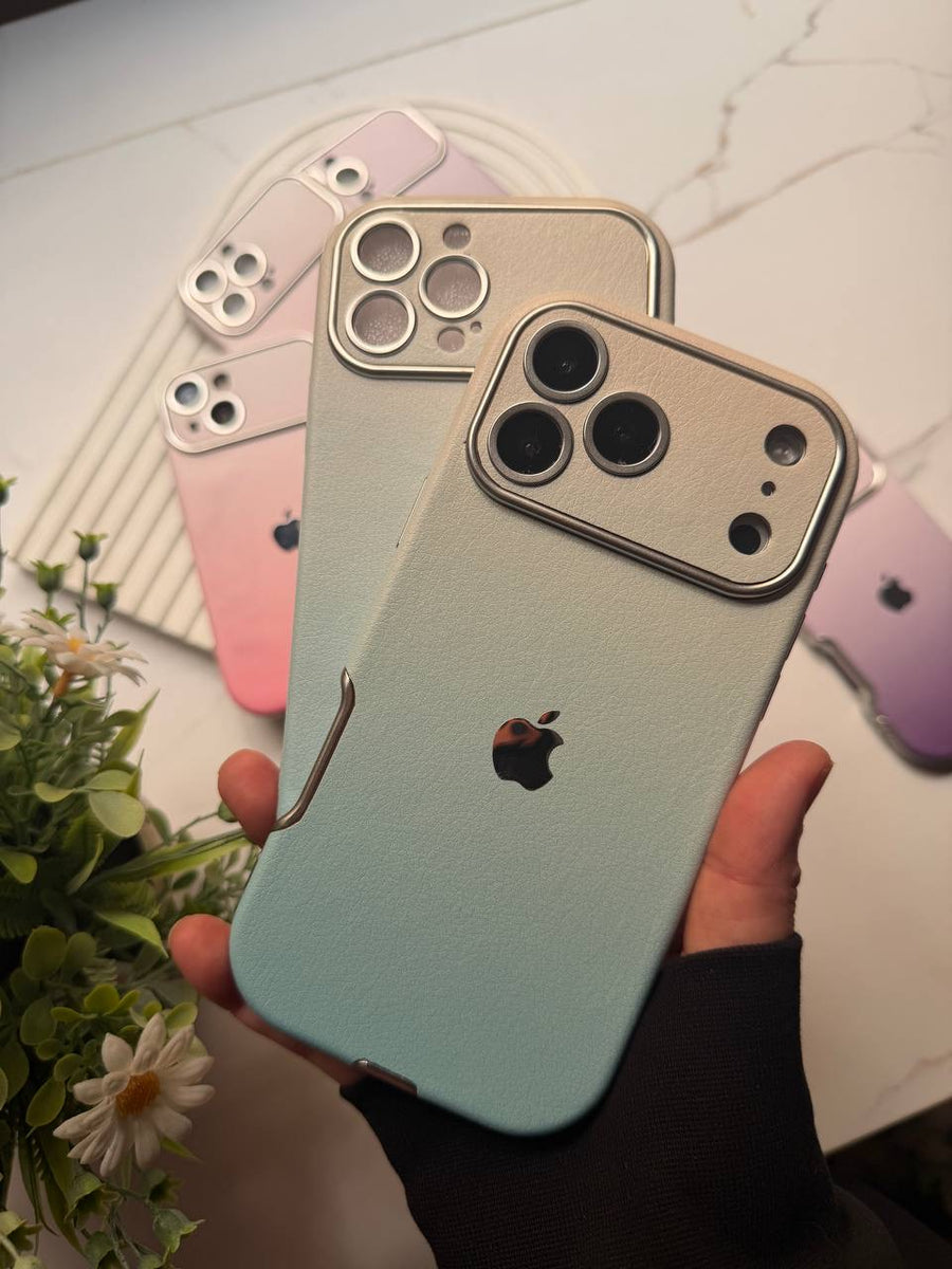 Gradient Leather iPhone Case