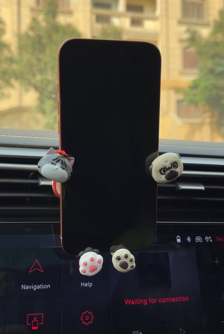 Cartoon Character Phone Holder for Car Air Vent