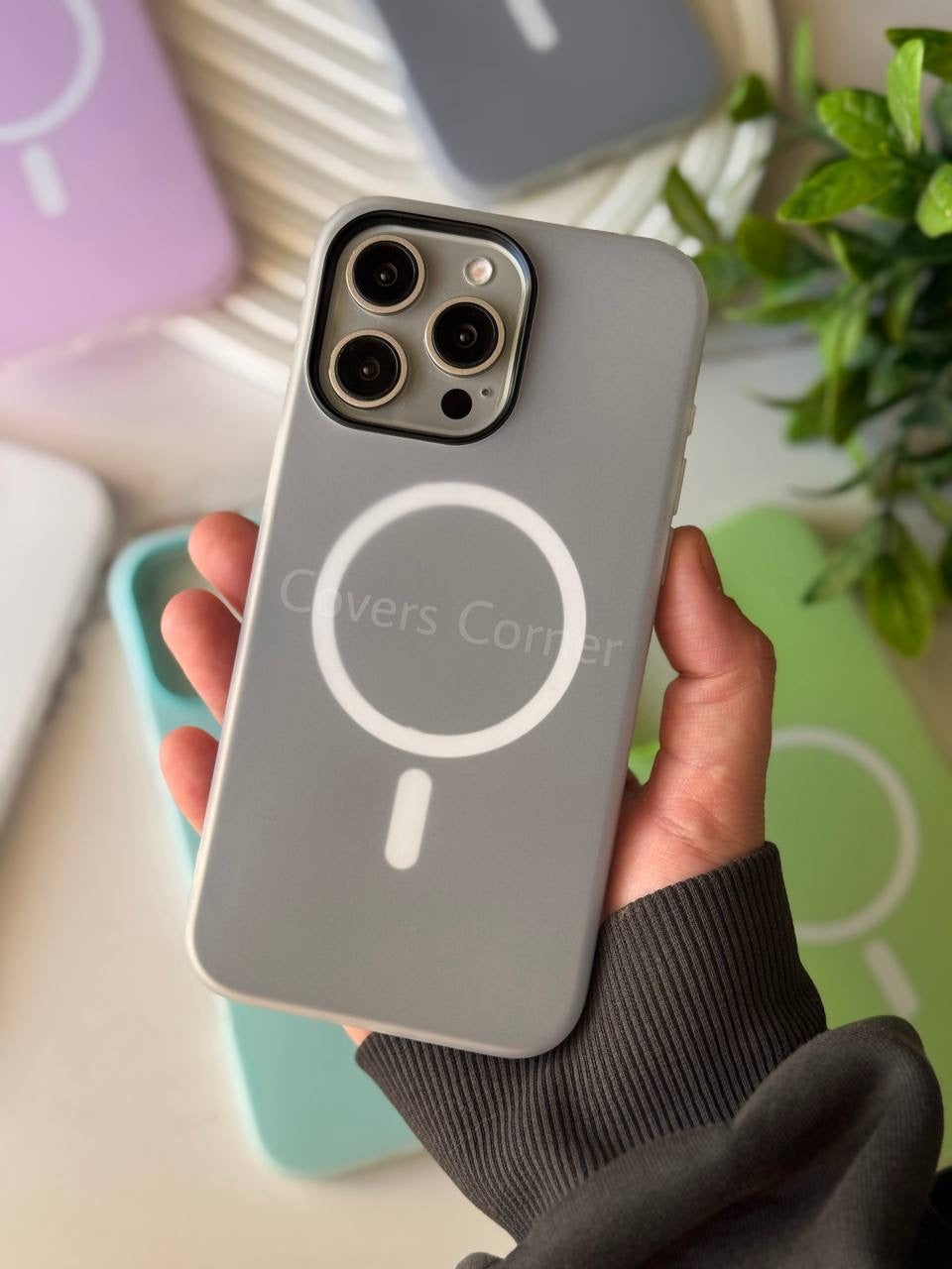 Soft Silicone MagSafe Phone