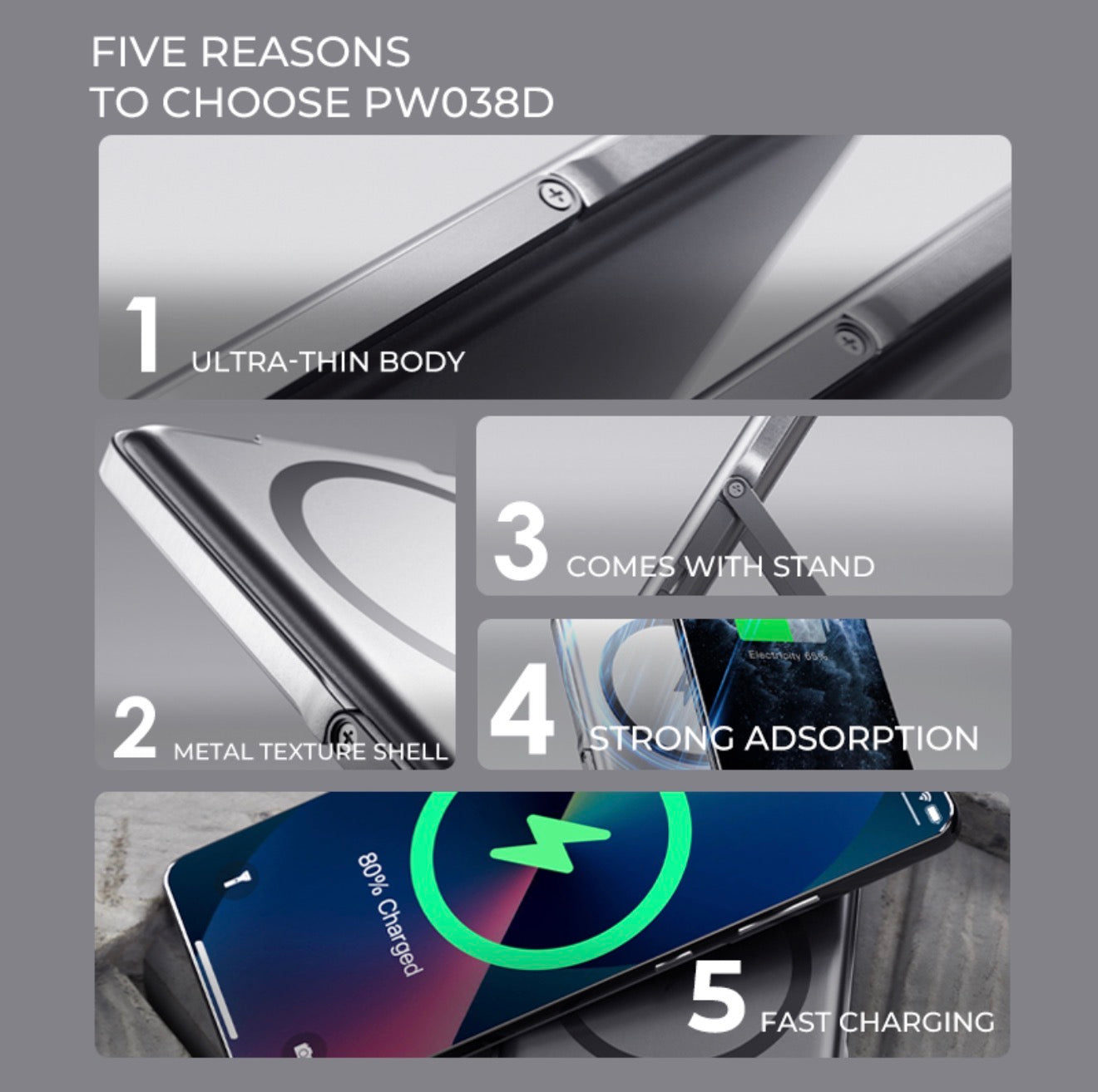 UltraThin Lenyes PW038D Power Bank