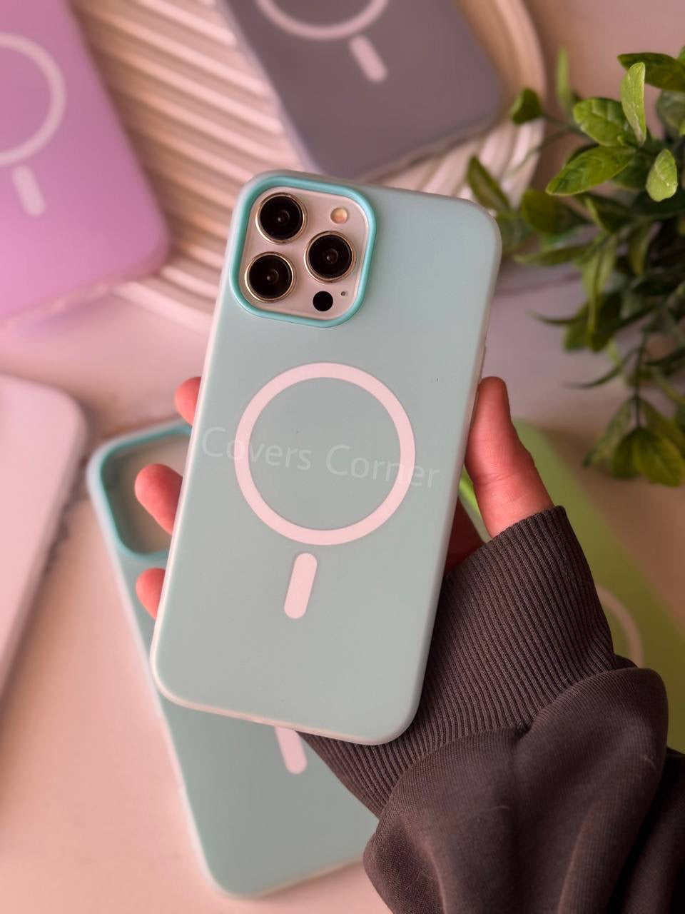 Soft Silicone MagSafe Phone