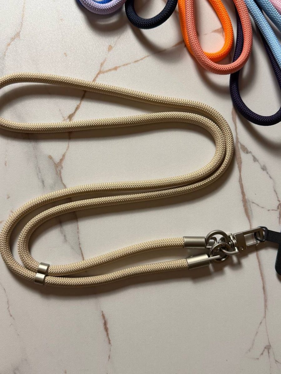 Crossbody Lanyard Phone Strap / Adjustable Phone Neck Strap with Metal Clasp