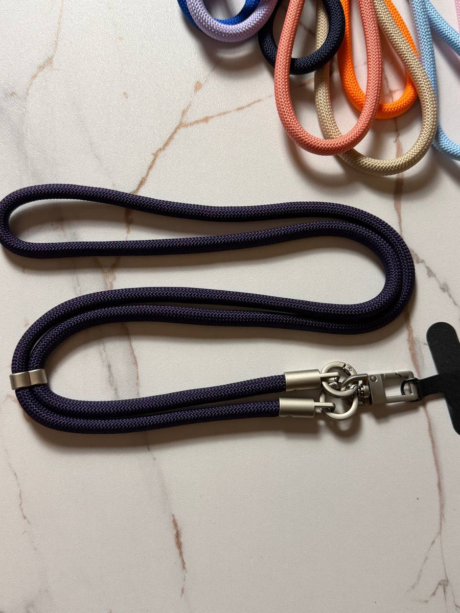 Crossbody Lanyard Phone Strap / Adjustable Phone Neck Strap with Metal Clasp