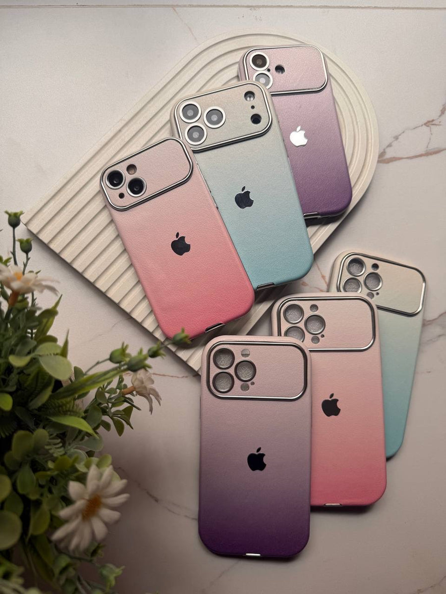 Gradient Leather iPhone Case