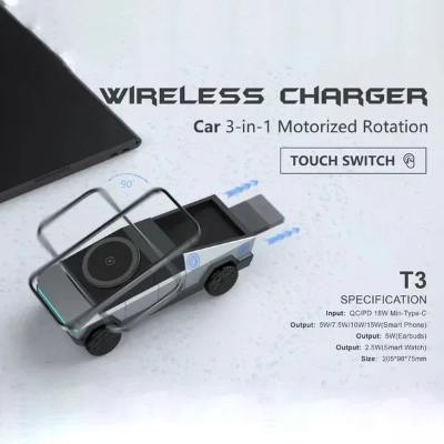 Lenyes PW328 3-in-1 Wireless Charging