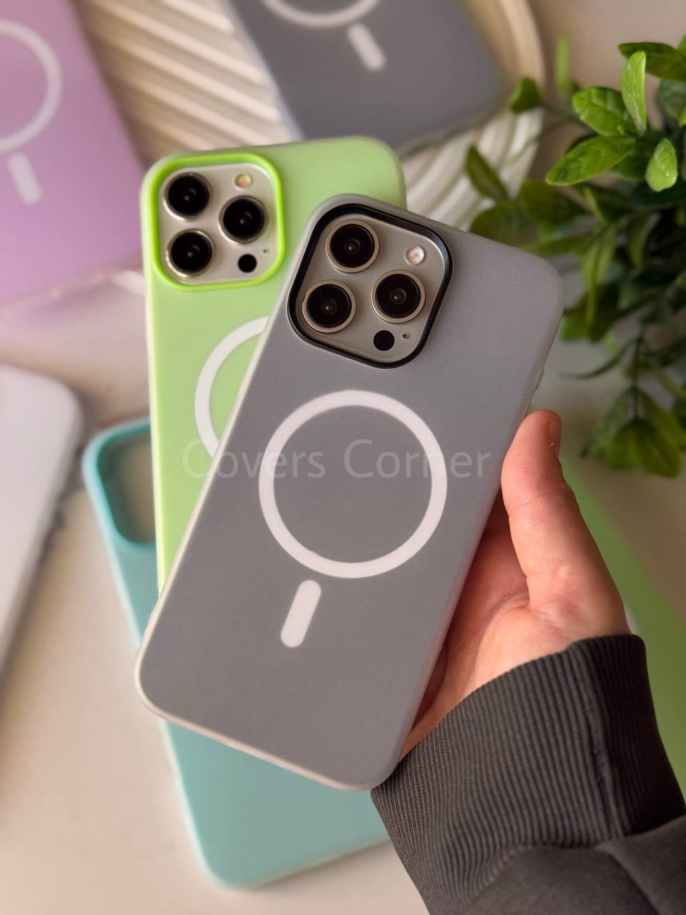 Soft Silicone MagSafe Phone