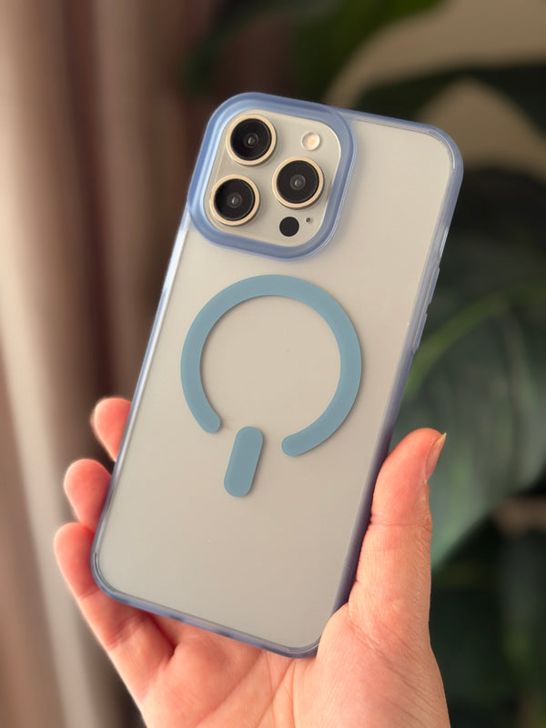 Frosted Matte MagSafe Case - IPhone 11 - Blue