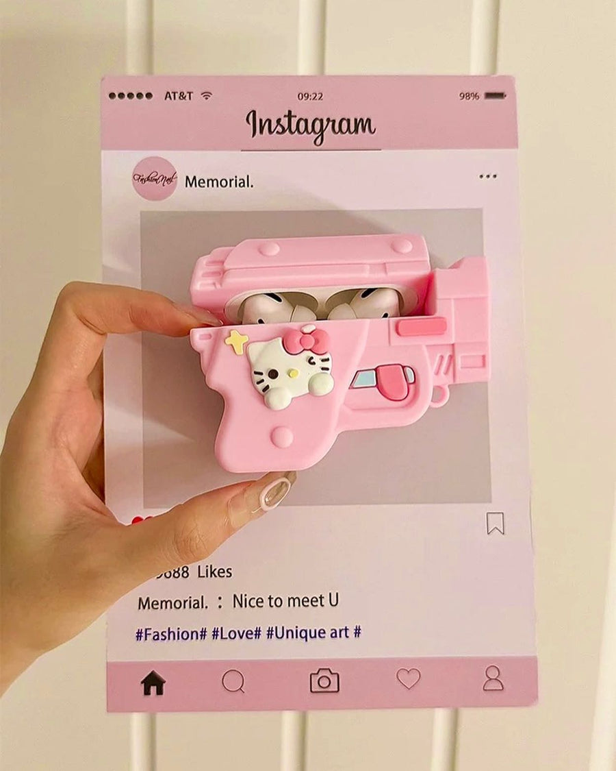 Hello Kitty Silicone protective case for AirPods