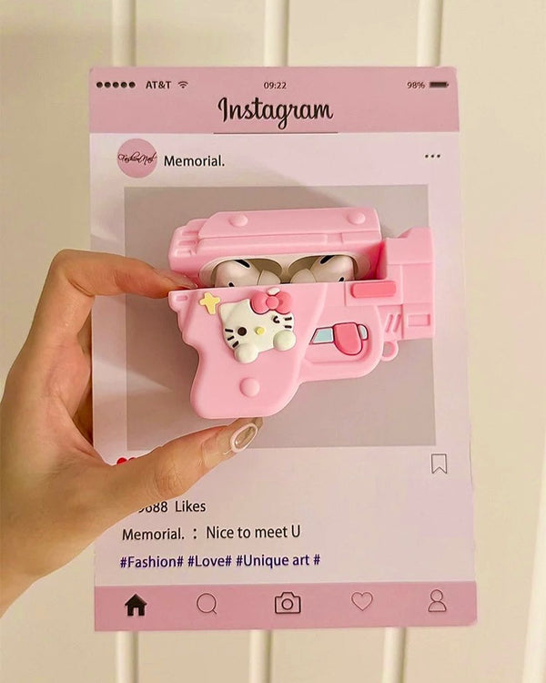 Hello Kitty Silicone protective case for AirPods