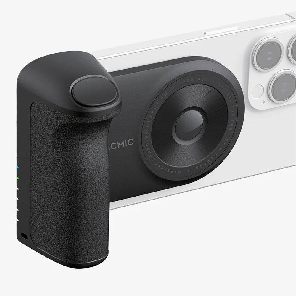 RSILOU R1015-001 Magnetic Wireless Power Bank Type-C 2.4A Fast Charging 5000mAh - Black