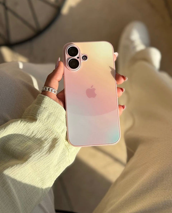 iPhone Ultra-Slim Crystal Clear Case with Camera Lens Protection - IPhone 16 plus - Pink