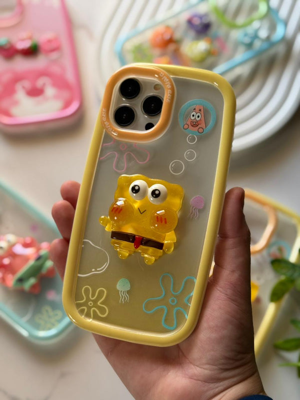 Lotesu iPhone Cases – Cupcake/Monster/Sponge Bob/Simple Edition - iPhone 11 Pro Max – Sponge Bob