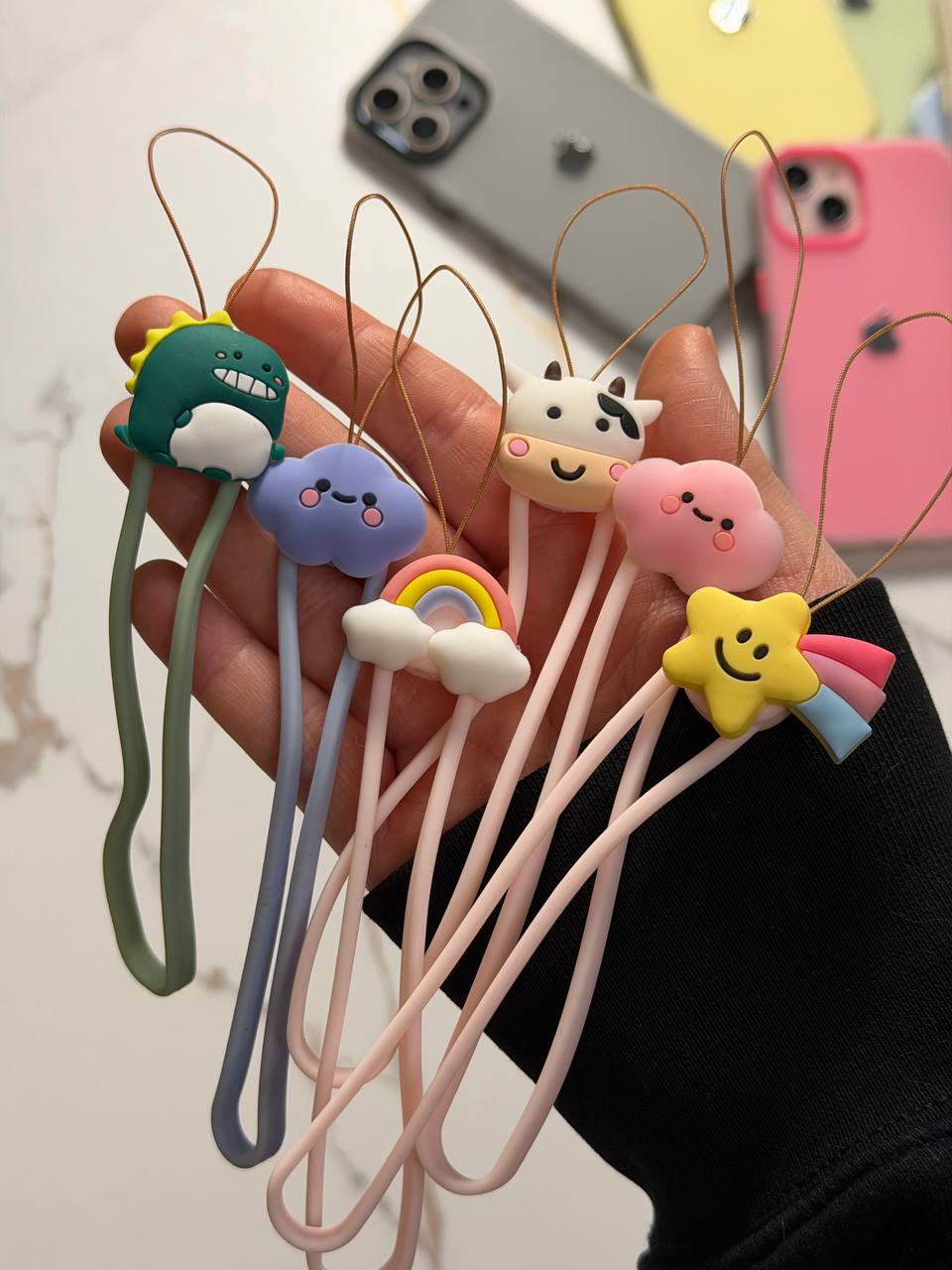 Cute Cable Organizers with Cartoon Characters