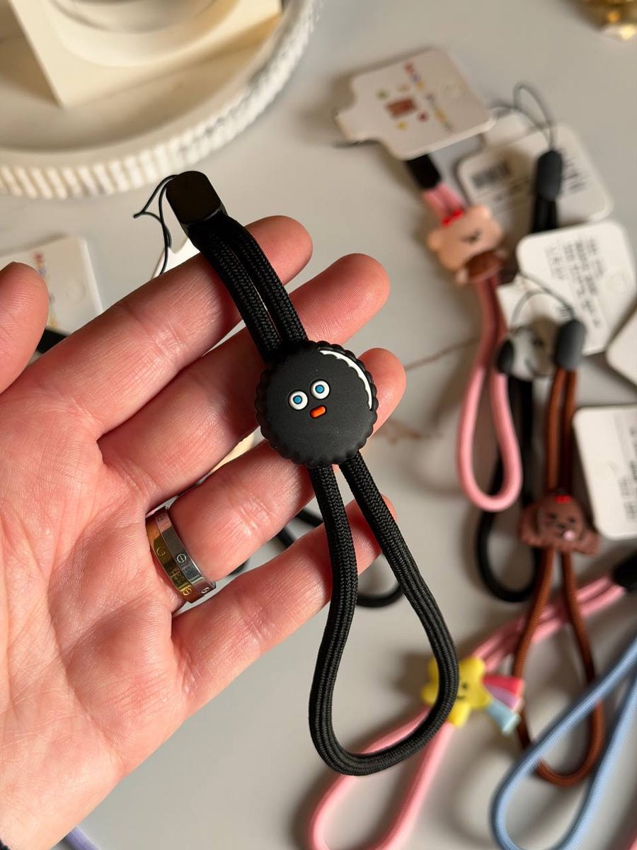 Adjustable Cute Cartoon Phone Lanyard