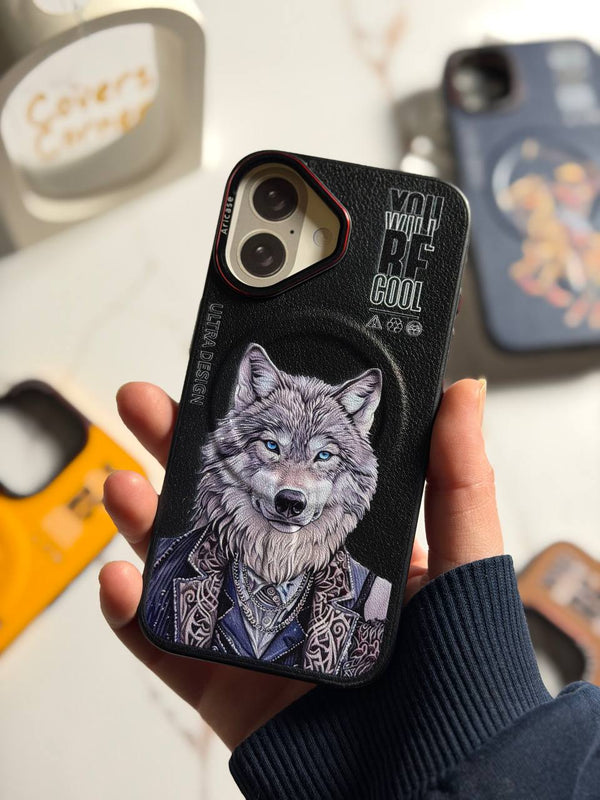 Premium Ultras Slim MagSafe Case - IPhone 16 pro max - Wolf