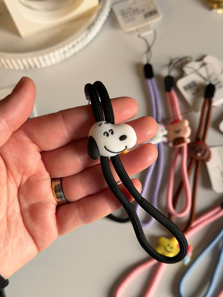 Adjustable Cute Cartoon Phone Lanyard