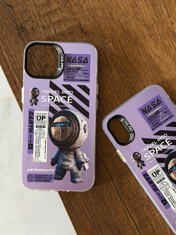 Trendy Graphic iPhone Case Collection - IPhone 14 - Nasa Lavender